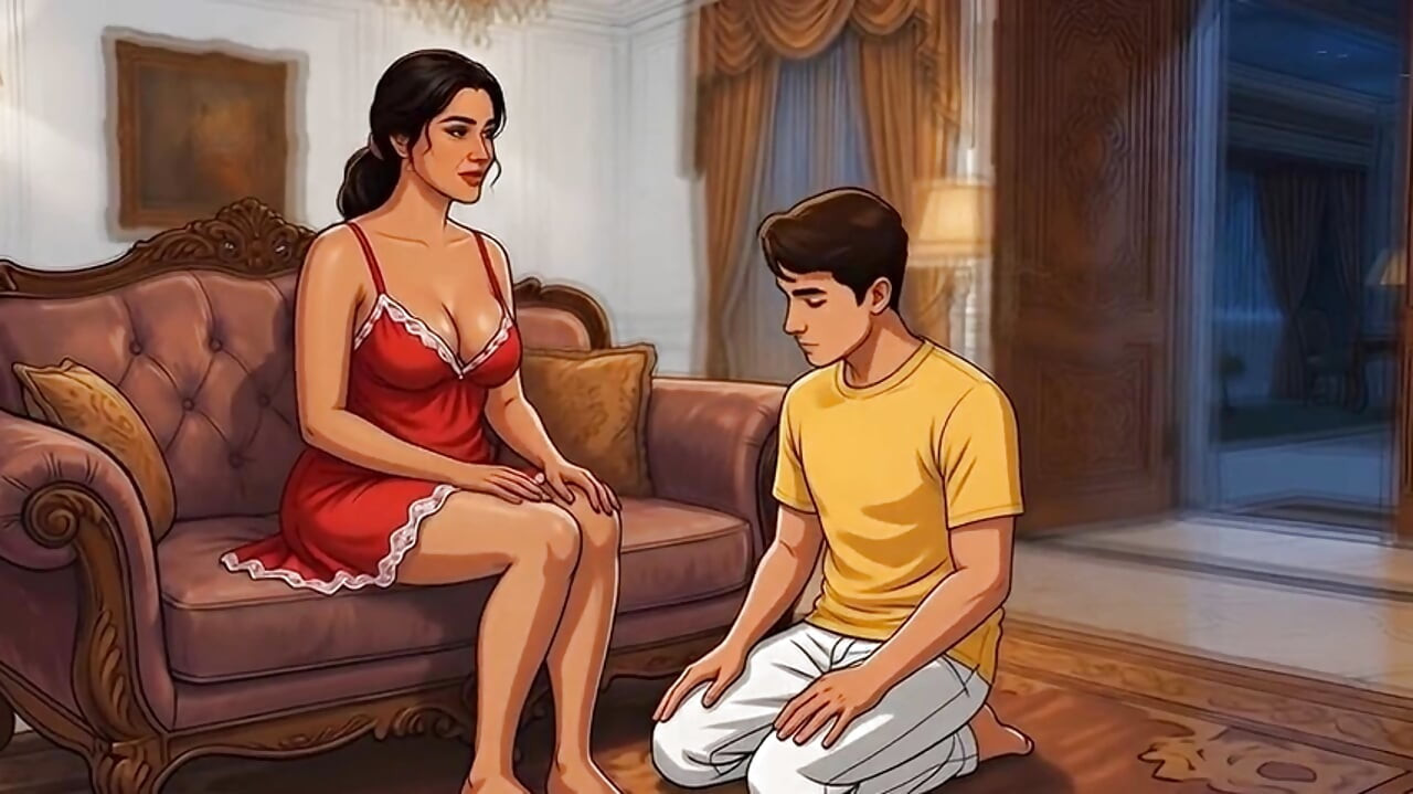 House wife with his boy friend no one in home