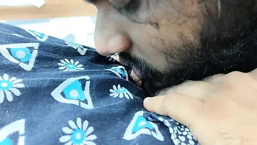 Pussy kiss with feet lick romance by desi couples