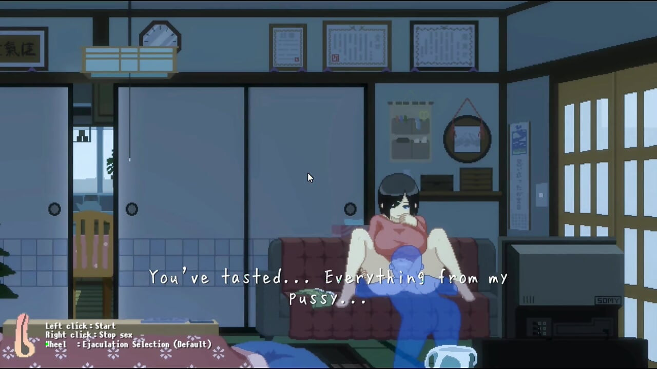 Hentai Game - Γυναίκα με τεράστια βυζιά κάνει άγριο σεξ στο σπίτι