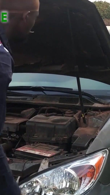 Memorable moment from "Her car got damaged on the road, I had to help her out both with her car and pussy"