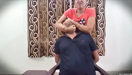 Suami yang malas dihukum dengan tersedak