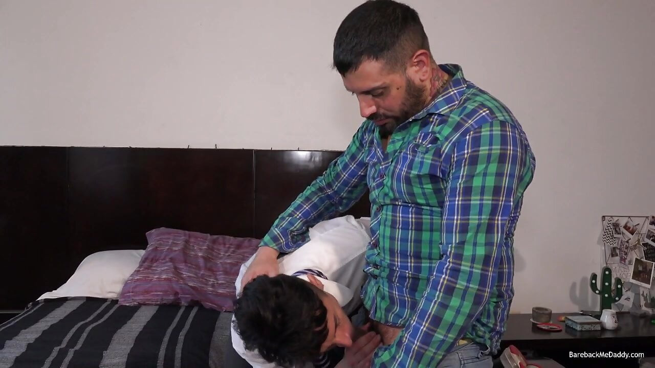 Daddy Fucks Young Neil Bareback