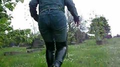 thigh boot walk