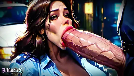 Vollbusige polizei, MILf: SPH beim fantasieren über monsterschwänze (Innere Monolog-Fantasie)