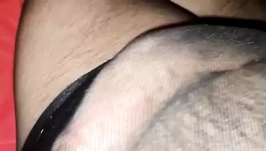 Pantyhose cock