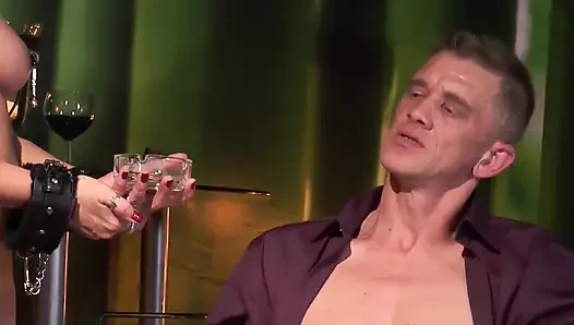 Hot Milf does badass BDSM and gets fucked hard