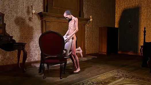 Yaşlı Asyalı Adam Asyalı Bir Kızın Götünü Sert Sikiyor