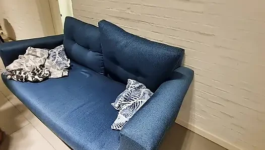 Pantat besar Argentina merekam video porno pertamanya