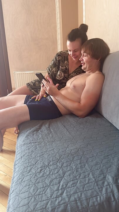 Morgon avsugning från min flickvän