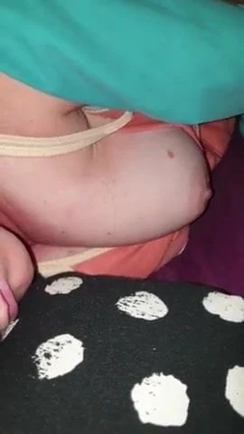 wife jerk and cum on tits