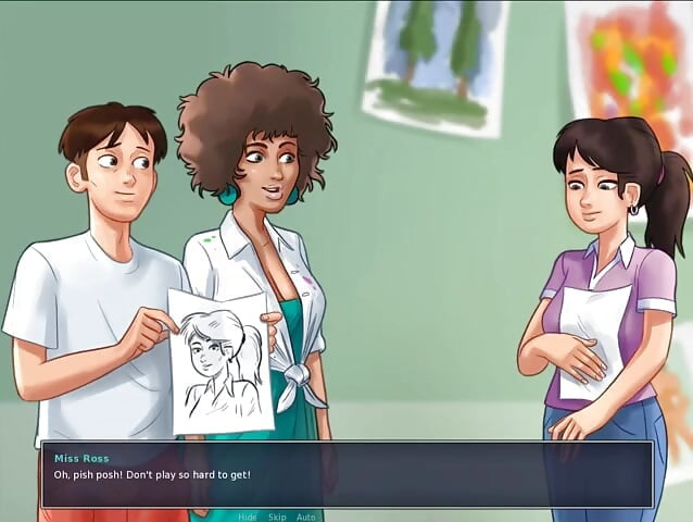 Summertime Saga Part 155 - Art Lesson by MissKitty2K