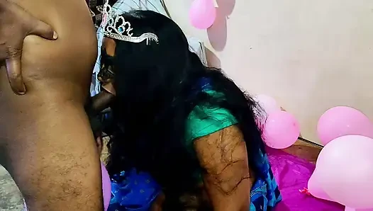 Indian Housewife on Her Birthday