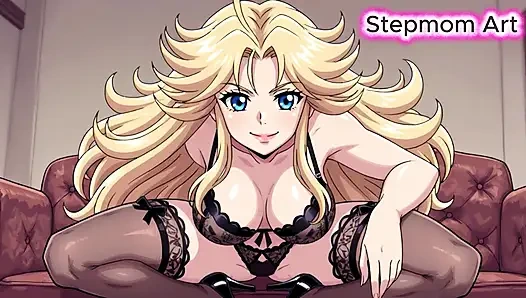 JOI Stepmom Horny on sofa - Come with me 100% You'll cum - Dirty Talk