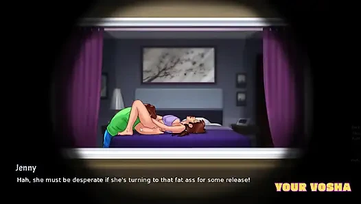Yaz mevsimi efsanesinden porno oyunu Jenny sahneleri