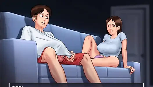 Summertime saga: Jenny fickte mich endlich vor der webcam