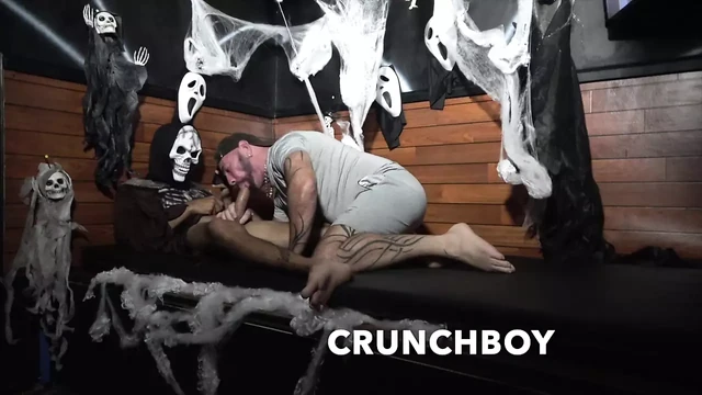 fucked bareback by XXL DICK for the Haloween night