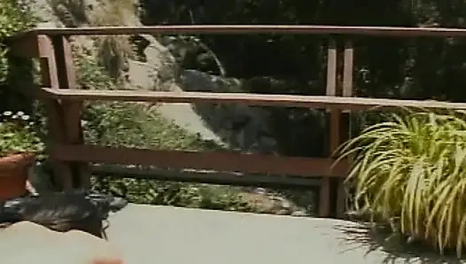 Perfect babes with hot bodies fucking each other with dildo