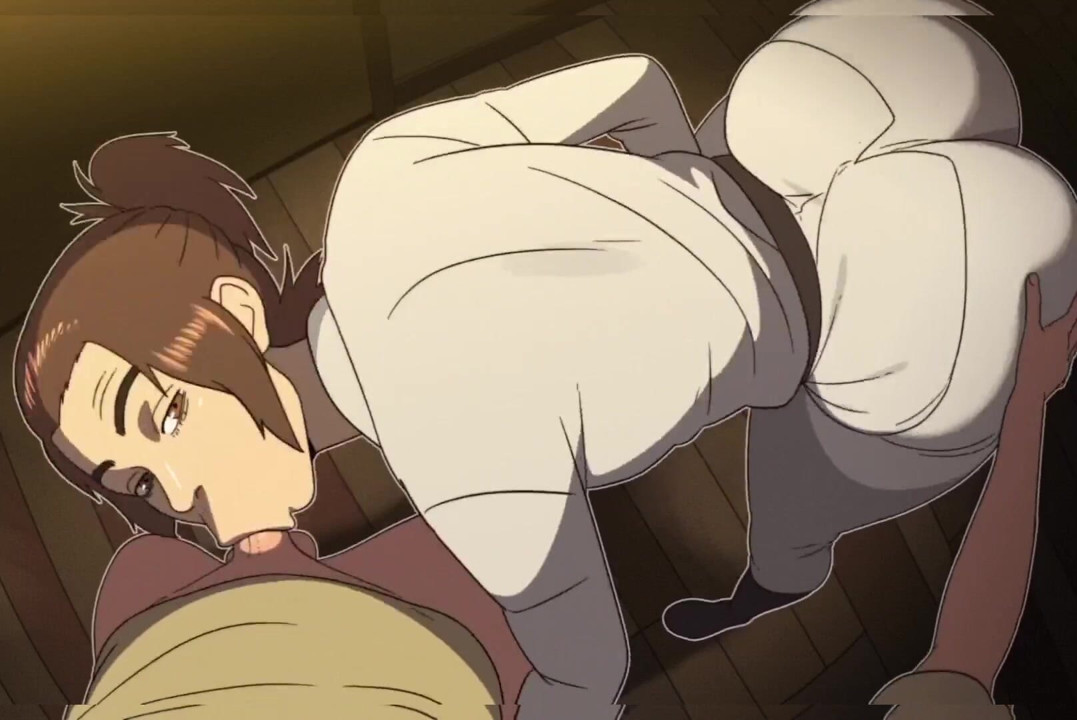 Gabi giving deep blowjob