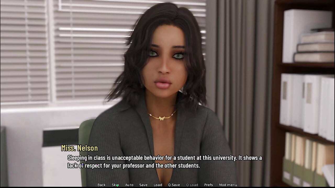 University Days 1 I cant believe Luna does not wear underwear to college