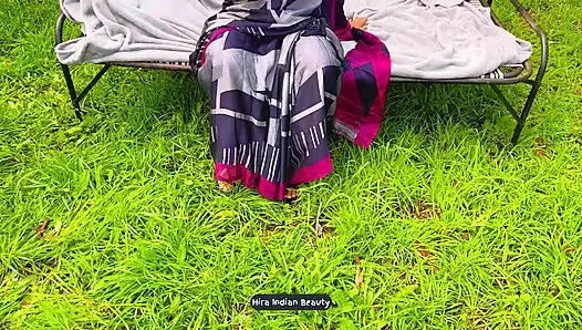 Rare Desi Bhabhi Saree Outdoor Sex - 69 Position Pussy Eating and Public Doggy Anal Fucking