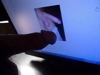 Tribute to drcockluver - jacking my curved thick small dick