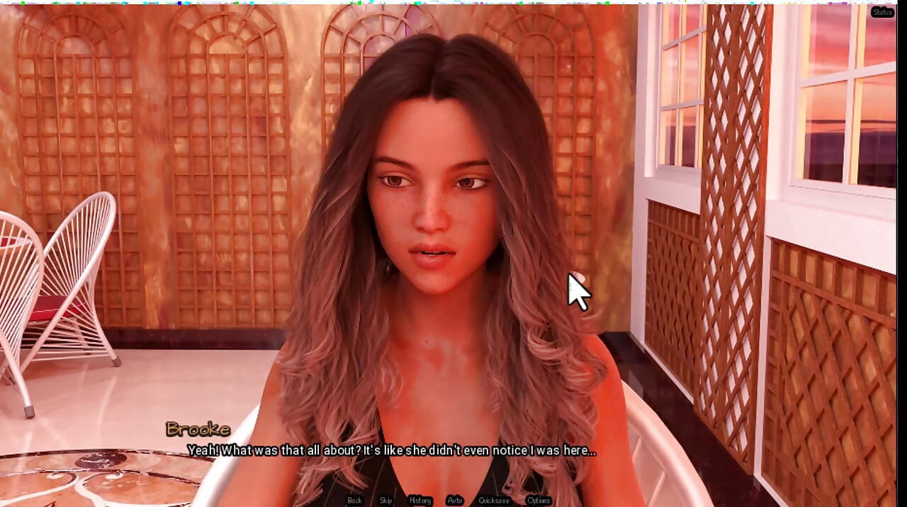 Radiant 6, waiter shows me her boobs