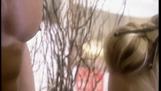 Salacious chics share a cocky dude drilling them to orgasm