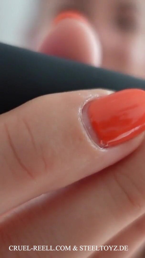 Extra long silicone dilator from Steeltoyz tested by Cruel Reell | Clip 1