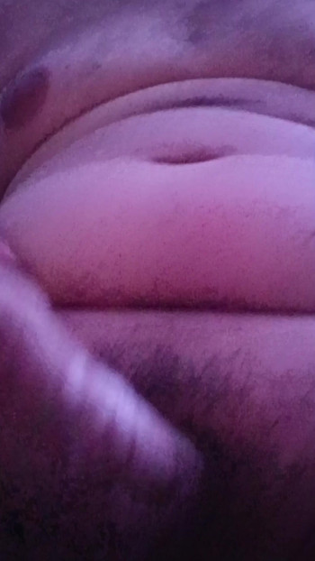 Fat guy jerks off