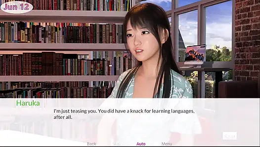 Keinginan santai #3 - Rita menggoda cowok-cowok itu.