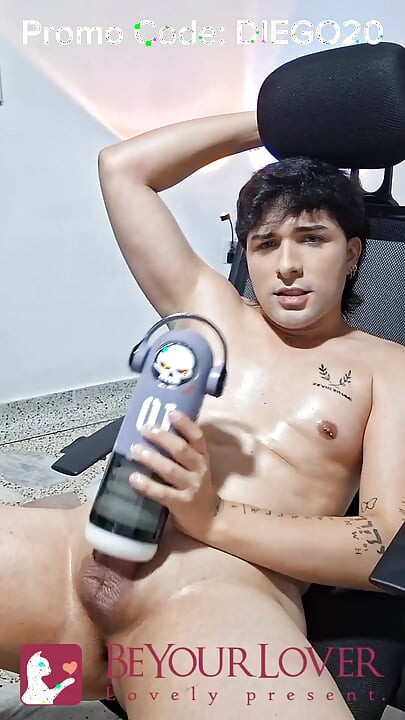 New Toy - the Guys From Beyourlover Sent Me a Mechanical Masturbator to Play with My Cock and Make Me Cum
