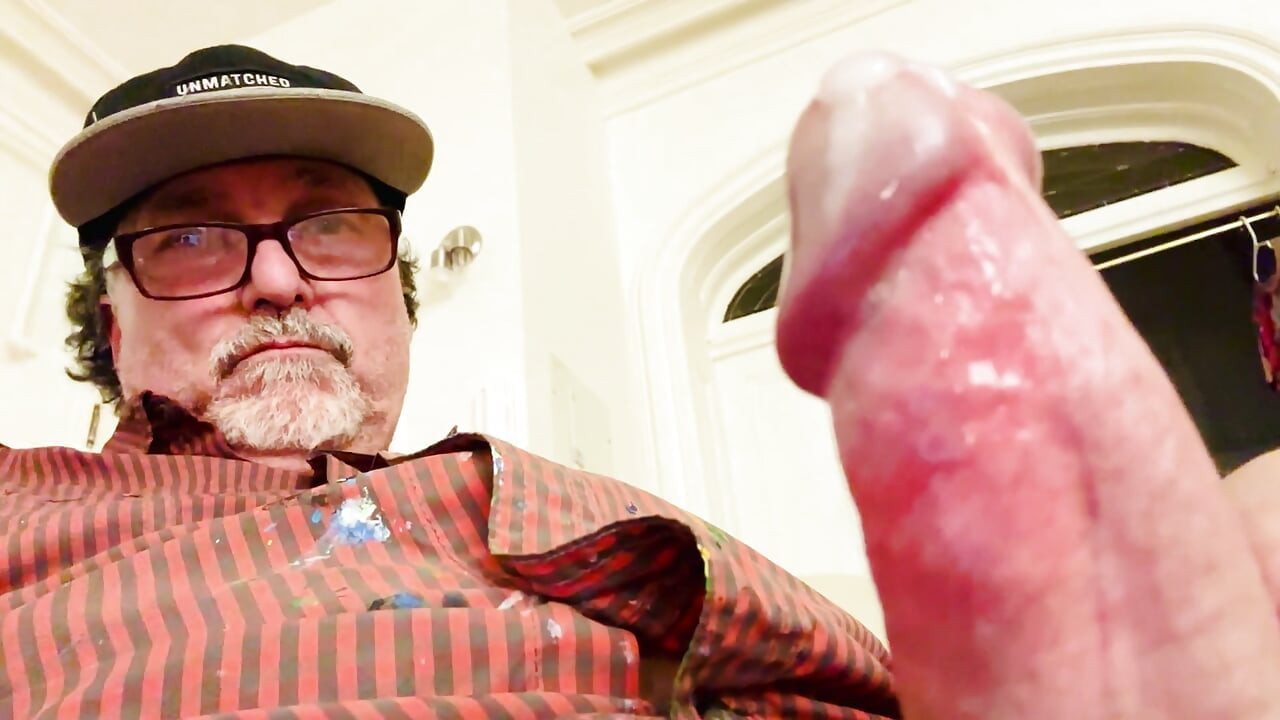 Father's oozing penis
