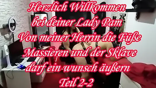 Моя госпожа массажирует мои ступни, и раб может выразить желание, часть 2-2.