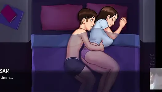 Stiefschwester war überrascht!! Ich lutschte in ihrem bett und fickte sie hart.