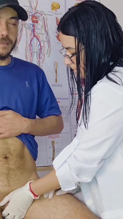 Hot nurse NEEDS a sample of your semen NOW!!! | Clip 1
