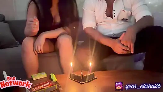 Birthday Celeberation with Sweet fuck by Her Boyfriend