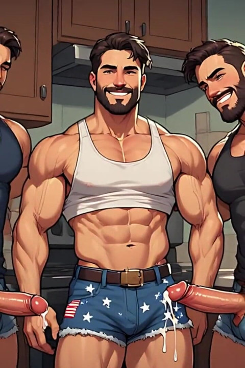Horny Men Group Hardcore (ai)