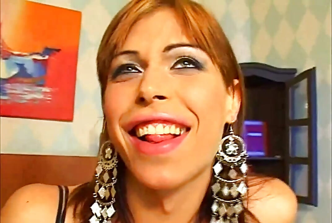 Beautiful Shemale Gives a Big Cock a Blowjob and Then Gets Ass Fucked