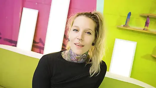 Inked Blonde Destroys Her Pussy with Insane Toys Z-FILMZ Toywall