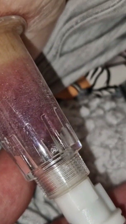 After fucking my mouth and pussy before going to bed, he brutally plays with my nipple | Clip 2