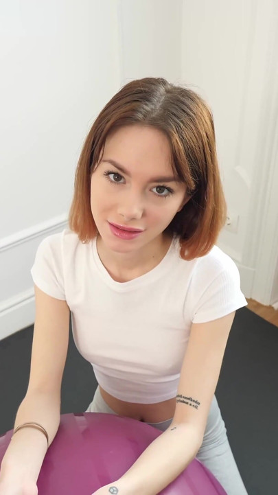 Poor Student Wants a Job at a Fitness Studio and Has to Fuck Owner During Interview