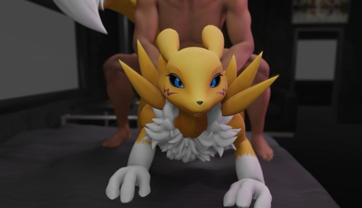 Porno peloso con Renamon