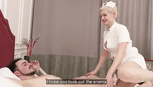 Fetish Fantasy. Hot Blonde Nurse Takes My Creampie Cure. 4K HD Tim Team