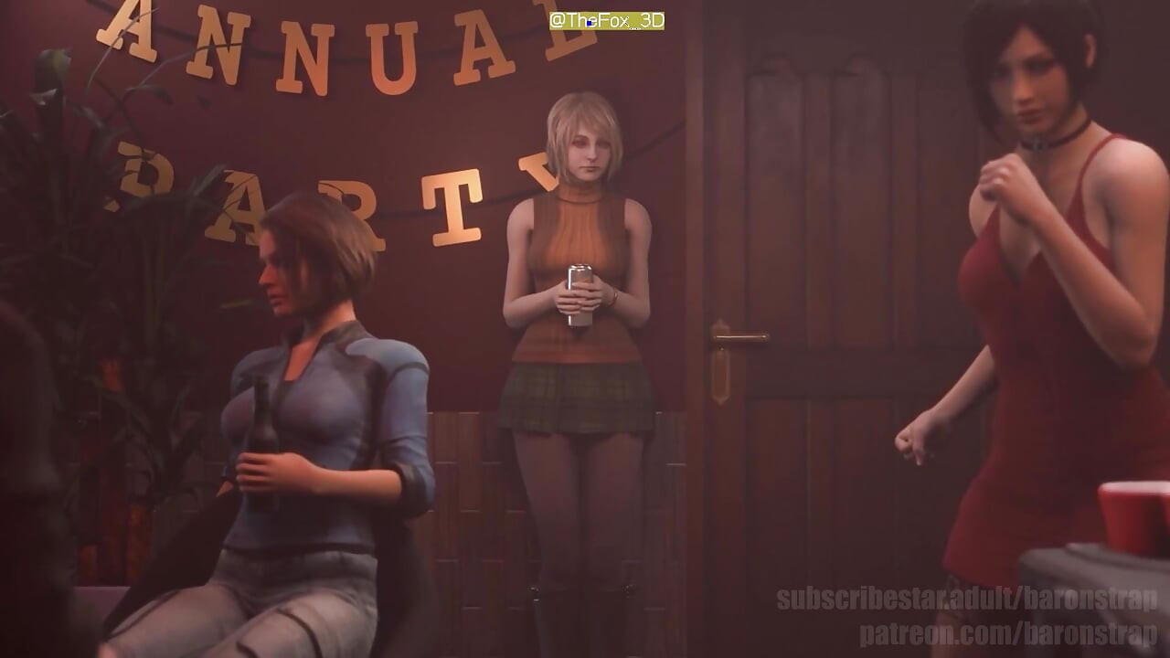 Resident Evil - Ashley και Sheva Συνάντηση Από BaronStrap WM Animation 3D Hentai Ήχος