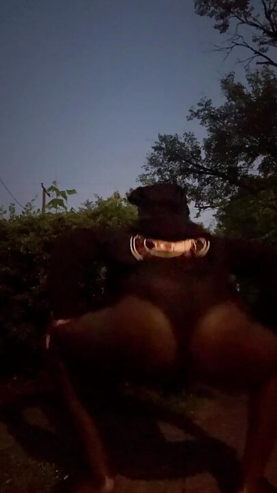 Stripping Naked Outside While Being Freaky As Fuck