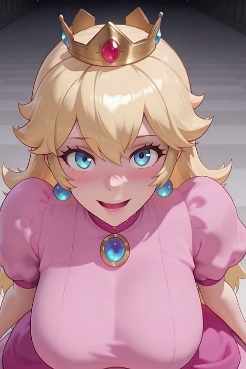 Princess Peach Rewards You with Sex for Saving Her! Super Mario 3D Hentai Sex Uncensored