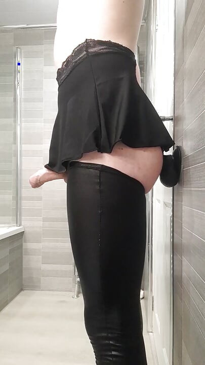 Cute Femboy Fucked by BBC In Skirt