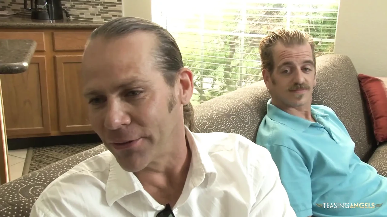 Alice Frost gets a big facial after having a threesome with two guys