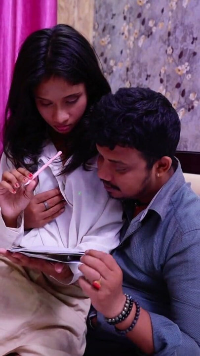 Indian teacher fucks his female student while teaching. | Clip 1