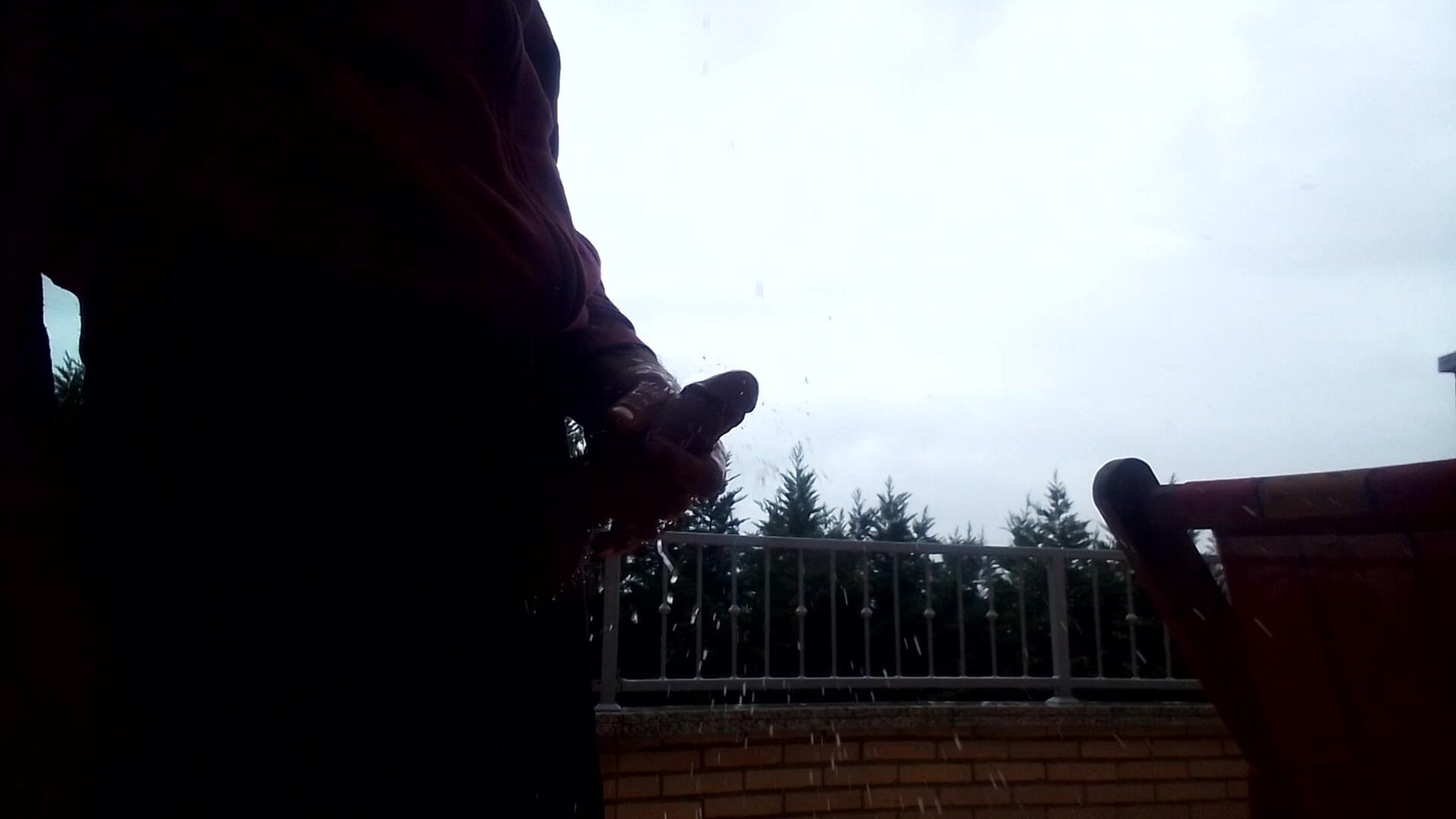 In the rain